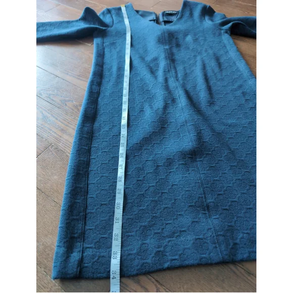 Club Monaco Navy Blue Women's Sheath Dress Size S 3/4 Sleeves Office Casual - Picture 8 of 9